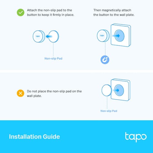 Tapo S200D V1 - Smart dimmer switch - wireless - 863 - 865 Mhz, 868 - 868.6 MHz — view 8
