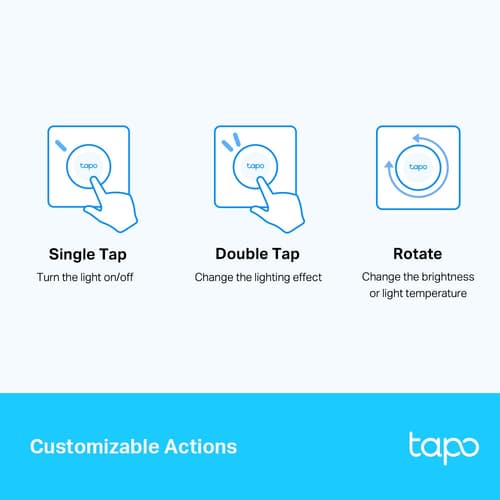 Tapo S200D V1 - Smart dimmer switch - wireless - 863 - 865 Mhz, 868 - 868.6 MHz — view 6