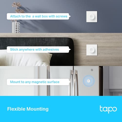 Tapo S200D V1 - Smart dimmer switch - wireless - 863 - 865 Mhz, 868 - 868.6 MHz — view 7