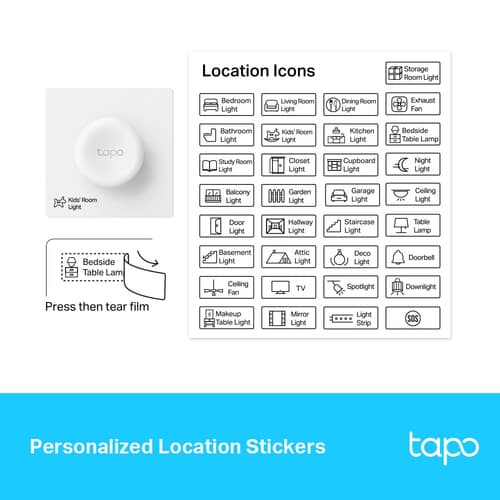 Tapo S200D V1 - Smart dimmer switch - wireless - 863 - 865 Mhz, 868 - 868.6 MHz — view 9