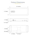 StarTech.com USB-C Docking Station - Multi Monitor HDMI/DP/DP Alt Mode USB-C Dock - 3x 4K30 / 2x 4K60 - 7-Port USB Hub - 60W Power Delivery - GbE - 3.5mm Audio - Works With Chromebook certified - Docking station - USB-C / Thunderbolt 3 / Thunderbolt 4 - 2 x DP, 2 x HDMI, USB-C - 1GbE - 60 Watt