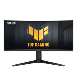 ASUS TUF Gaming VG34VQL3A - LED monitor - gaming - curved - 34" (34" viewable) - 3440 x 1440 WQHD @ 180 Hz - VA - 400 cd/m� - 4000:1 - DisplayHDR 400 - 1 ms - 2xHDMI, 2xDisplayPort - speakers - black