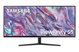 Samsung ViewFinity S5 S34C500GAU - S50GC Series - LED monitor - 34" - 3440 x 1440 UWQHD @ 100 Hz - VA - 300 cd/m� - 3000:1 - HDR10 - 5 ms - 2xHDMI, DisplayPort - black