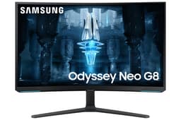 Samsung Odyssey Neo G8 S32BG850NP - G85NB Series - QLED monitor - gaming - curved - 32" - 3840 x 2160 4K @ 240 Hz - VA - 350 cd/m� - 1000000:1 - 1 ms - 2xHDMI, DisplayPort - black, white