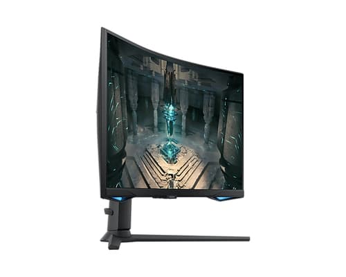 Samsung Odyssey G6 S27BG650EU - G65B Series - LED monitor - Smart - gaming - curved - 27" - 2560 x 1440 QHD @ 240 Hz - VA - 350 cd/m� - 2500:1 - DisplayHDR 600 - 1 ms - 2xHDMI, DisplayPort - speakers - black — view 12
