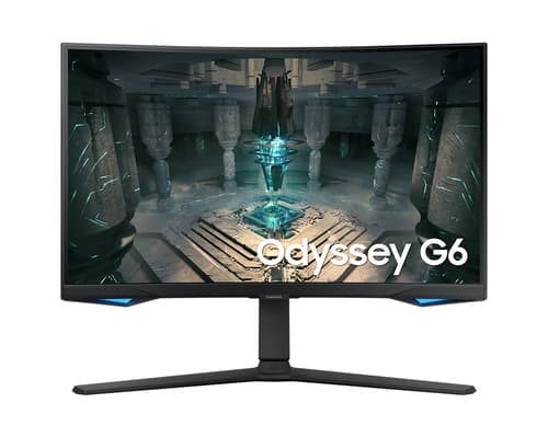 Samsung Odyssey G6 S27BG650EU - G65B Series - LED monitor - Smart - gaming - curved - 27" - 2560 x 1440 QHD @ 240 Hz - VA - 350 cd/m� - 2500:1 - DisplayHDR 600 - 1 ms - 2xHDMI, DisplayPort - speakers - black