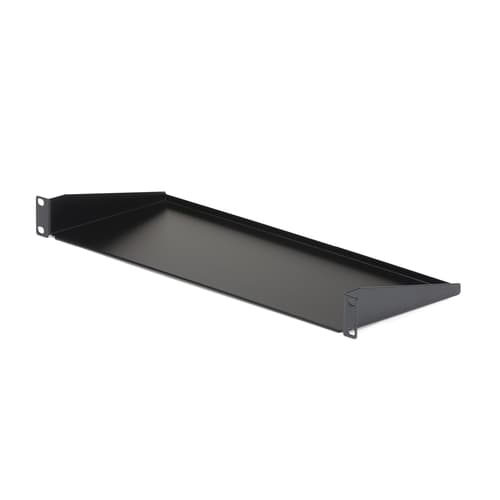 StarTech.com 1U Server Rack Cabinet Shelf, 7in Deep Fixed Cantilever Tray, Rackmount Shelf for 19" AV/Data/Network Equipment Enclosure with Cage Nuts & Screws, 33lbs Weight Capacity - 1U Rack Shelf 7" Deep (CABSHELF1U) - Rack shelf - black - 1U - 19" - for P/N: RK12OD2, RK2537BKM, RK3236BKF, RK4236BKB, RK4242BK24, RK4242BK30, RKQMCAB12V2