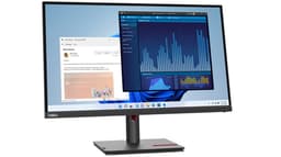 Lenovo ThinkVision T27p-30 - LED monitor - 27" - 3840 x 2160 4K @ 60 Hz - IPS - 350 cd/m� - 1300:1 - 4 ms - HDMI, DisplayPort, USB-C - black