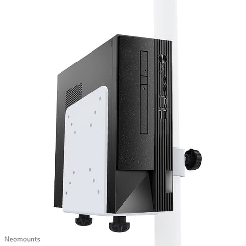 Neomounts THINCLIENT-10 - Mounting component (holder) - for thin client - silver - pole mount