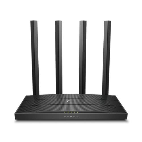 TP-Link Archer C6 - Wireless router 4-port switch - 1GbE - Wi-Fi 5 - Dual Band