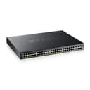 Zyxel XGS2220 Series XGS2220-54HP - switch - 48-port GbE L3 access, NebulaFLEX Cloud, with 6 10G uplink - 48 ports - Managed - rack-mountable thumbnail 2