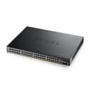 Zyxel XGS2220 Series XGS2220-54HP - switch - 48-port GbE L3 access, NebulaFLEX Cloud, with 6 10G uplink - 48 ports - Managed - rack-mountable thumbnail 1