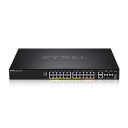 Zyxel XGS2220 Series XGS2220-30HP - Switch - 24-port GbE L3 access, with 6 10G uplink - L3 - Managed - 16 x 10/100/1000 (PoE+) + 8 x 10/100/1000 (PoE++) + 2 x 1/2.5/5/10 (PoE++) + 4 x 1 Gigabit / 10 Gigabit SFP+ - desktop, rack-mountable - PoE++ (400 W)