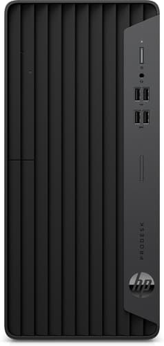 HP ProDesk 400 G7 - Micro tower - Core i3 10100 / up to 4.3 GHz - RAM 8 GB - SSD 256 GB - NVMe - DVD-Writer - UHD Graphics 630 - Gigabit Ethernet - Win 10 Pro 64-bit - monitor: none