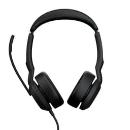 Jabra Evolve2 50 UC Stereo - Headset - on-ear - wired - active noise cancelling - USB-C - black - Zoom Certified, Certified for Microsoft Teams, Cisco Webex Certified, Alcatel-Lucent Certified, Avaya Certified, Unify Certified, Amazon Chime Certified