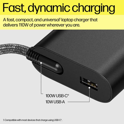 HP USB-C 110W Laptop Charger — view 8
