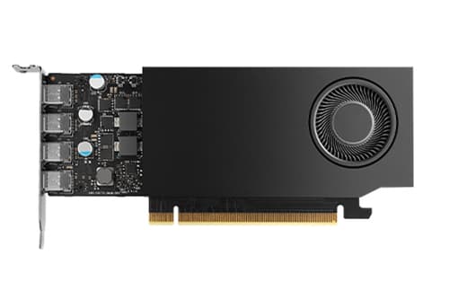 NVIDIA RTX A1000 - Graphics card - RTX A1000 - 8 GB - 4 x Mini DisplayPort — view 1