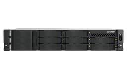 QNAP TS-855eU - NAS server - 8 bays - rack-mountable - SATA 6Gb/s - RAID 0, 1, 5, 6, 10, 50, 60, TM, RAID TP - RAM 8 GB - Gigabit Ethernet / 2.5 Gigabit Ethernet - iSCSI support - 2U