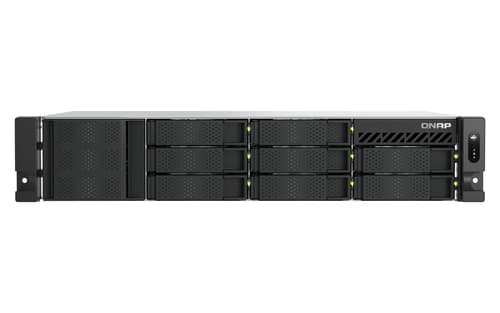 QNAP TS-855eU - NAS server - 8 bays - rack-mountable - SATA 6Gb/s - RAID 0, 1, 5, 6, 10, 50, 60, TM, RAID TP - RAM 8 GB - Gigabit Ethernet / 2.5 Gigabit Ethernet - iSCSI support - 2U