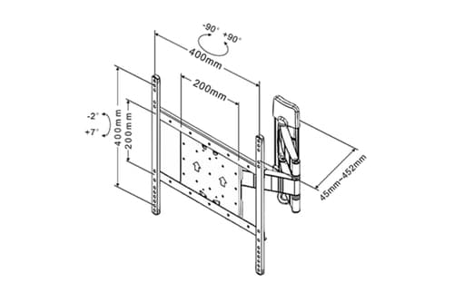 *Non Cancellable/Non Returnable (NCNR)* VESA FLEXARM TILT & TURN III — view 14