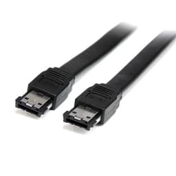 StarTech.com Shielded External eSATA Cable - eSATA cable - Serial ATA 150 - eSATA (M) to eSATA (M) - 3 ft - black - ESATA3 - eSATA cable - Serial ATA 150 - eSATA (M) to eSATA (M) - 91 cm - black - for P/N: PEXUSB311A1E, S351BMU33ET, S351BMU33ETG, SDOCKU313E, SDOCKU33EF, TB2DOCK4K2DP