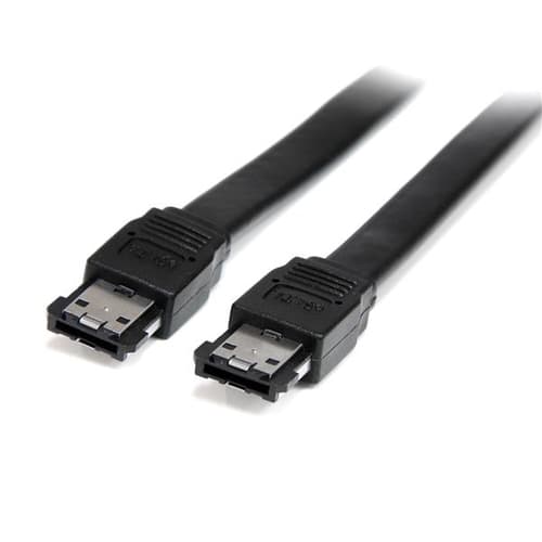 StarTech.com Shielded External eSATA Cable - eSATA cable - Serial ATA 150 - eSATA (M) to eSATA (M) - 3 ft - black - ESATA3 - eSATA cable - Serial ATA 150 - eSATA (M) to eSATA (M) - 91 cm - black - for P/N: PEXUSB311A1E, S351BMU33ET, S351BMU33ETG, SDOCKU313E, SDOCKU33EF, TB2DOCK4K2DP