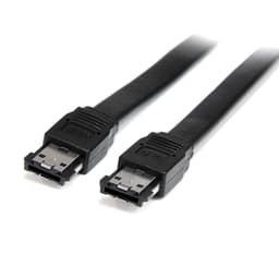 StarTech.com 6 ft Shielded External eSATA Cable M/M - 6ft External SATA Cable - 6ft eSATA Cable (ESATA6) - eSATA cable - Serial ATA 150 - eSATA (M) to eSATA (M) - 1.8 m - black - for P/N: S351BMU33ET, S351BMU33ETG, SATDOCK5U3ER, SDOCKU313E, SDOCKU33EBV, SDOCKU33EF