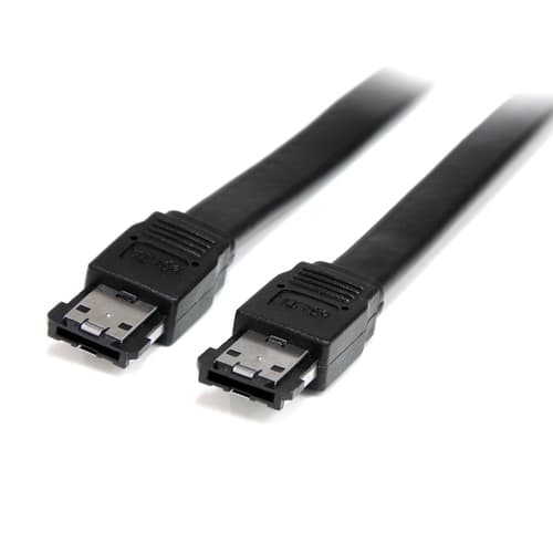 StarTech.com 6 ft Shielded External eSATA Cable M/M - 6ft External SATA Cable - 6ft eSATA Cable (ESATA6) - eSATA cable - Serial ATA 150 - eSATA (M) to eSATA (M) - 1.8 m - black - for P/N: S351BMU33ET, S351BMU33ETG, SATDOCK5U3ER, SDOCKU313E, SDOCKU33EBV, SDOCKU33EF