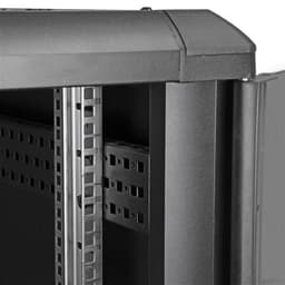 StarTech.com 22U Server Rack Cabinet with secure locking door - 4 Post Adjustable Depth (5.5" to 28.7") - 1768 lb capacity - 19 inch Portable Network Equipment Enclosure on wheels/casters (RK2236BKF) - Rack - 22U - for P/N: CABCAGENUTS6, CABSCREWM52, CABSCREWSM6, CABSCRWM520, CABSCRWM620, CABSCRWS1224