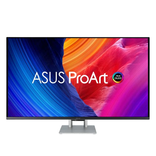 ASUS ProArt OLED PA32UCDM - OLED monitor - 32" (31.5" viewable) - 3840 x 2160 4K UHD (2160p) @ 240 Hz - 1000 cd/m� - HDR10 - 0.1 ms - Thunderbolt 4, HDMI - speakers - silver