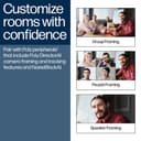 Poly Studio G62 - Video conferencing system - Certified for Microsoft Teams, Certified for Poly Video - black - with Mounting Plate Kit thumbnail 4