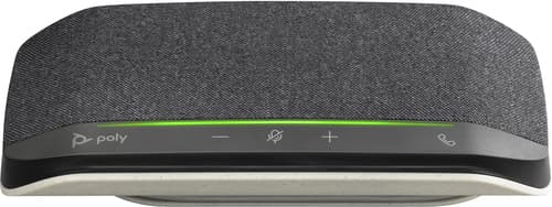Poly Sync 10 - Speakerphone hands-free - wired - USB-A, USB-C - silver
