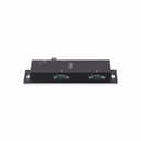 StarTech.com 2P Serial to Ethernet Adapter, IP LAN to RS232 DB9 Converter - Device server - 2 ports - 100Mb LAN, RS-232 - wall / DIN rail mountable - TAA Compliant