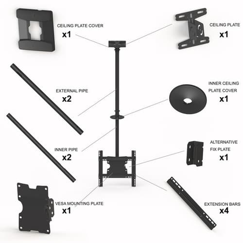 *Non Cancellable/Non Returnable (NCNR)* CEILINGMOUNT MEDIUM SINGLE 32-55 — view 14