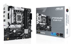 ASUS PRIME B760M-PLUS - Motherboard - micro ATX - LGA1700 Socket - B760 Chipset - USB 3.2 Gen 2, USB 3.2 Gen 1, USB-C 3.2 Gen 1 - 2.5 Gigabit LAN - onboard graphics (CPU required) - HD Audio (8-channel)