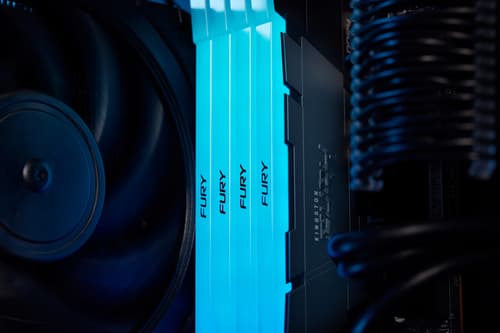 Kingston FURY Renegade RGB - DDR4 - module - 8 GB - DIMM 288-pin - 3600 MT/s / PC4-28800 - CL16 - 1.35 V - unbuffered - non-ECC - black — view 11