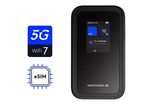 NETGEAR Nighthawk M7 - Mobile hotspot - 5G - 3.6 Gbps - Wi-Fi 5, Wi-Fi 6, Wi-Fi 7