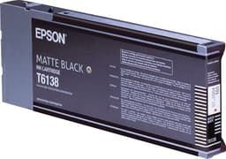 Epson Ink Cartridges, T613800, Singlepack, 1 x 110.0 ml Matte Black
