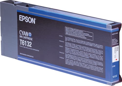 Epson Ink Cartridges, T613200, Singlepack, 1 x 110.0 ml Cyan — view 1