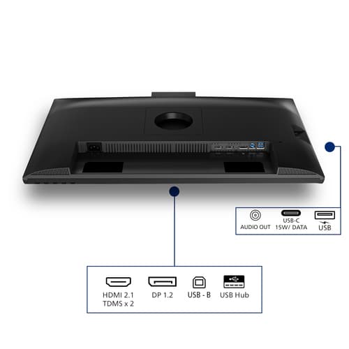 Philips 27B2N3500JH - 3000 Series - LED monitor - 27" - 2560 x 1440 QHD @ 120 Hz - IPS - 1500:1 - 2xHDMI, DisplayPort - speakers - black — view 5