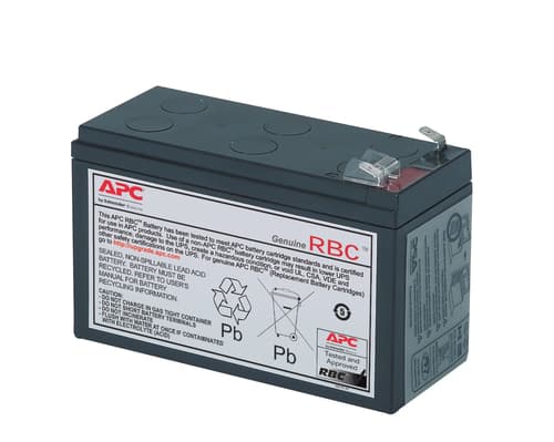 APC Replacement Battery Cartridge #17 - UPS battery - 1 x battery - Lead Acid - black - for P/N: BE850G2, BE850G2-CP, BE850G2-FR, BE850G2-IT, BE850G2-SP, BVN900M1, BVN950M2