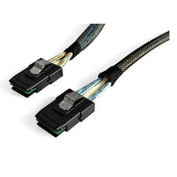 StarTech.com 100cm Serial Attached SCSI SAS Cable - SFF-8087 to SFF-8087 (SAS8787100) - SAS internal cable - with Sidebands - 4-Lane - 36 pin 4i Mini MultiLane (P) to 36 pin 4i Mini MultiLane (P) - 1 m