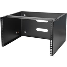 StarTech.com Wall Mount Patch Panel Bracket - 6U - 14in Deep (WALLMOUNT6) - Cabinet - wall mountable - black - 6U - 19"