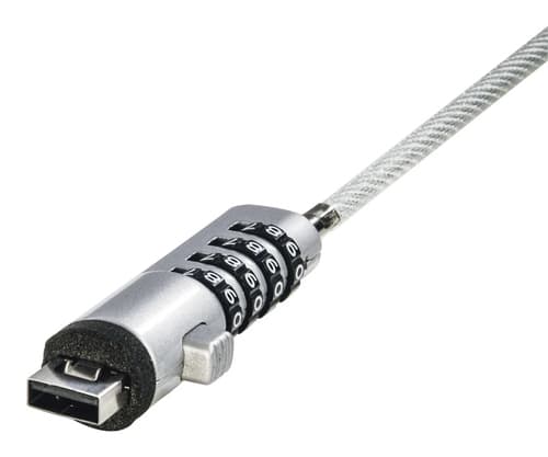 USB LAPTOP LOCK 4-DIGIT COMBI SIL — view 5