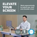 ALUMIA DESK LAPTOP STAND SILVER thumbnail 2