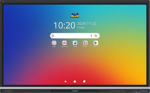 ViewSonic ViewBoard IFP8651 - 86" Diagonal Class IFP51 Series LED-backlit LCD display - interactive - with touchscreen (multi touch) / 8-microphone array / optional slot-in PC capability - 4K UHD (2160p) 3840 x 2160 - Direct LED — view 5