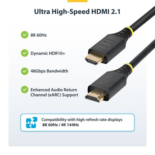 2m 6.6ft HDMI 2.1 Cable 8K Certified — view 7