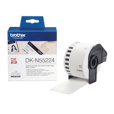 Brother DKN55224 - Paper - black on white - Roll (5.4 cm x 30.5 m) 1 roll(s) tape - for Brother QL-1050, QL-1060, QL-500, QL-550, QL-560, QL-570, QL-580, QL-650, QL-700, QL-720