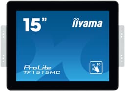 iiyama ProLite TF1515MC-B2 - LED monitor - 15" - open frame - touchscreen - 1024 x 768 - TN - 350 cd/m� - 800:1 - 8 ms - HDMI, VGA, DisplayPort - black