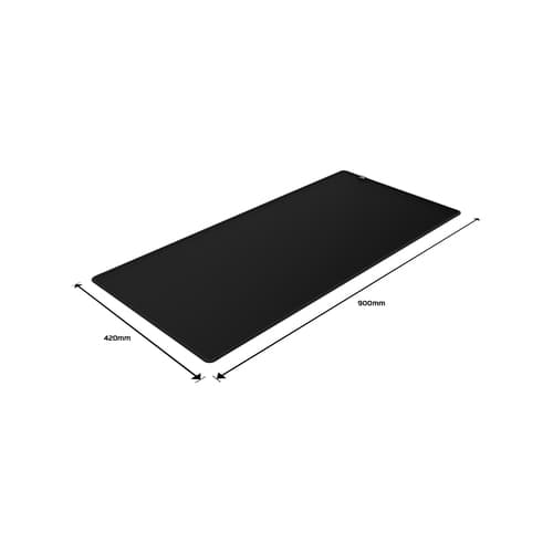 HyperX Pulsefire Mat - Mouse pad - gaming - extra large - black - for Victus 15L by HP, Victus by HP Laptop 15, 16, Pavilion 24, 27, Pavilion x360 Laptop — view 3